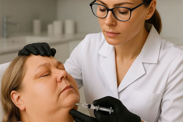 ساکشن غبغب با سرنگ 