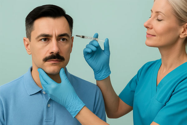 تزریق SVF به پیشانی