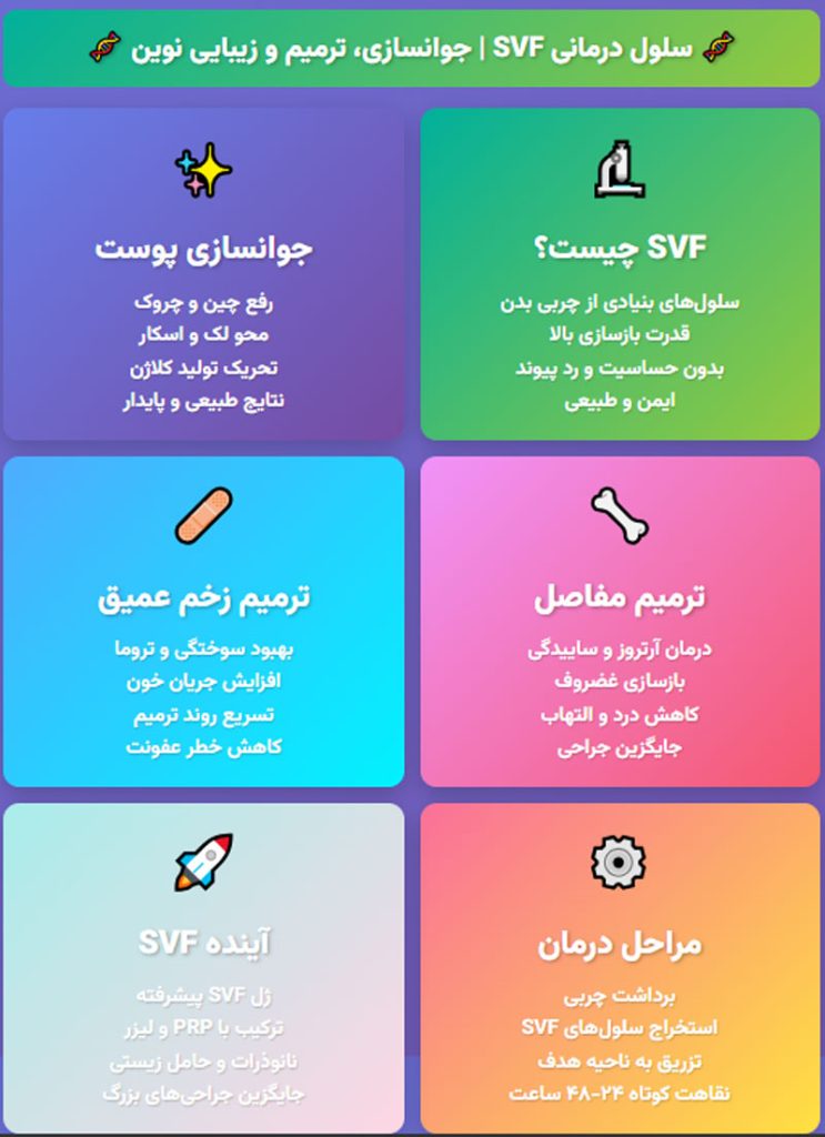 سلول درمانی SVF